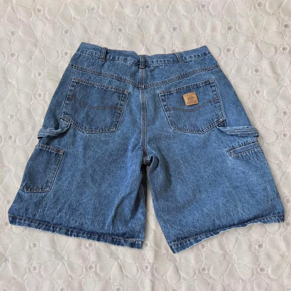 Bear River size 34 blue cargo denim men's jorts/shorts